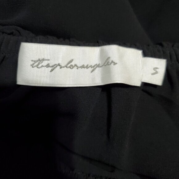 Tbags Los Angeles  Black Off Shoulder Mini Dress Sz Small - Picture 5 of 8